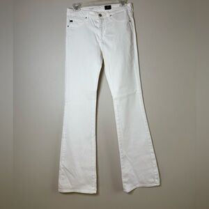 AG Adriano Goldschmied The Angel White Bootcut Jeans